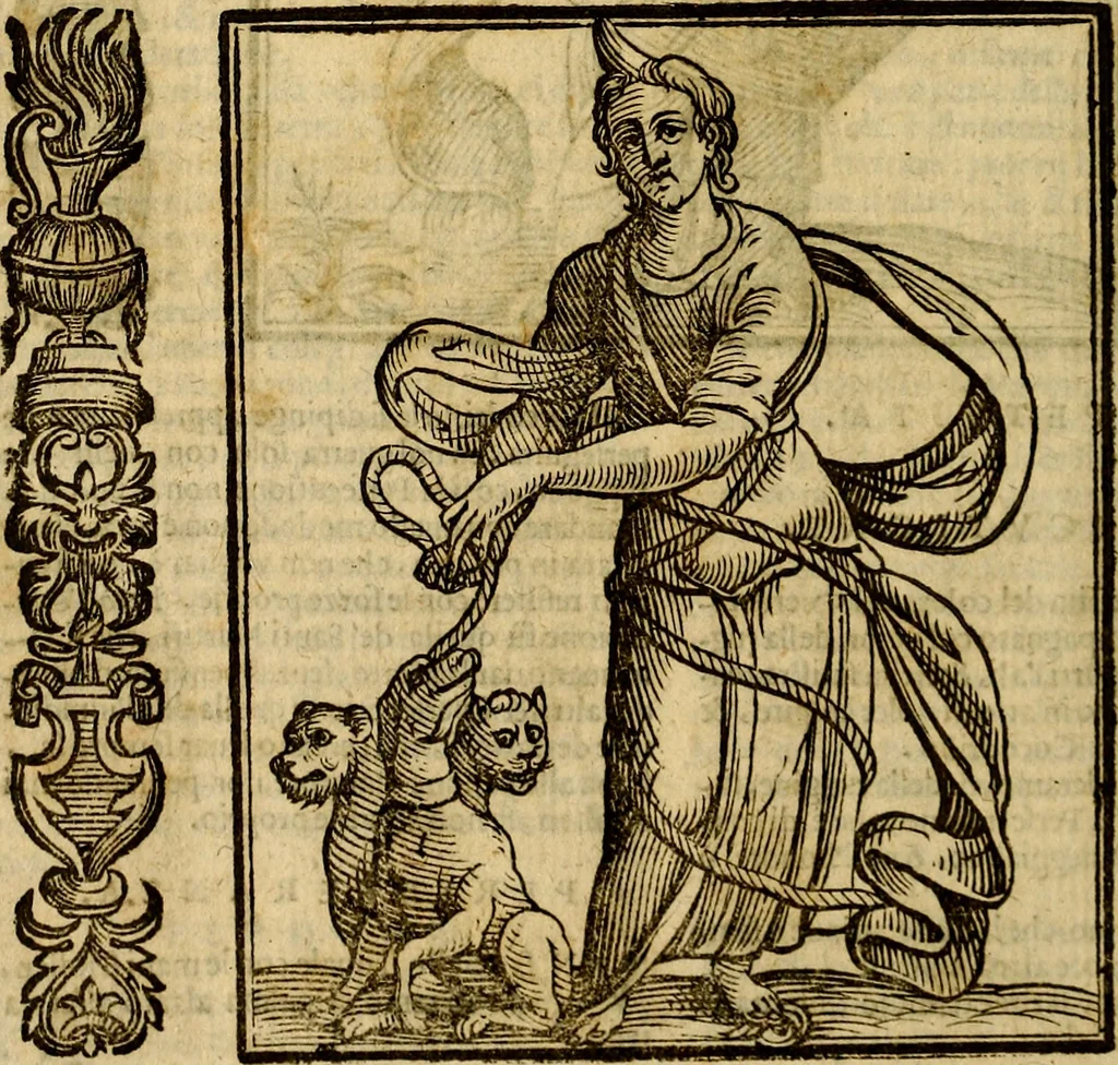 An illustration from Della piu che novissima iconologia, 1630, leaf 657