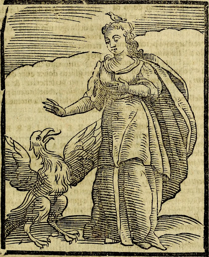 An illustration from Della piu che novissima iconologia, 1630, leaf 674