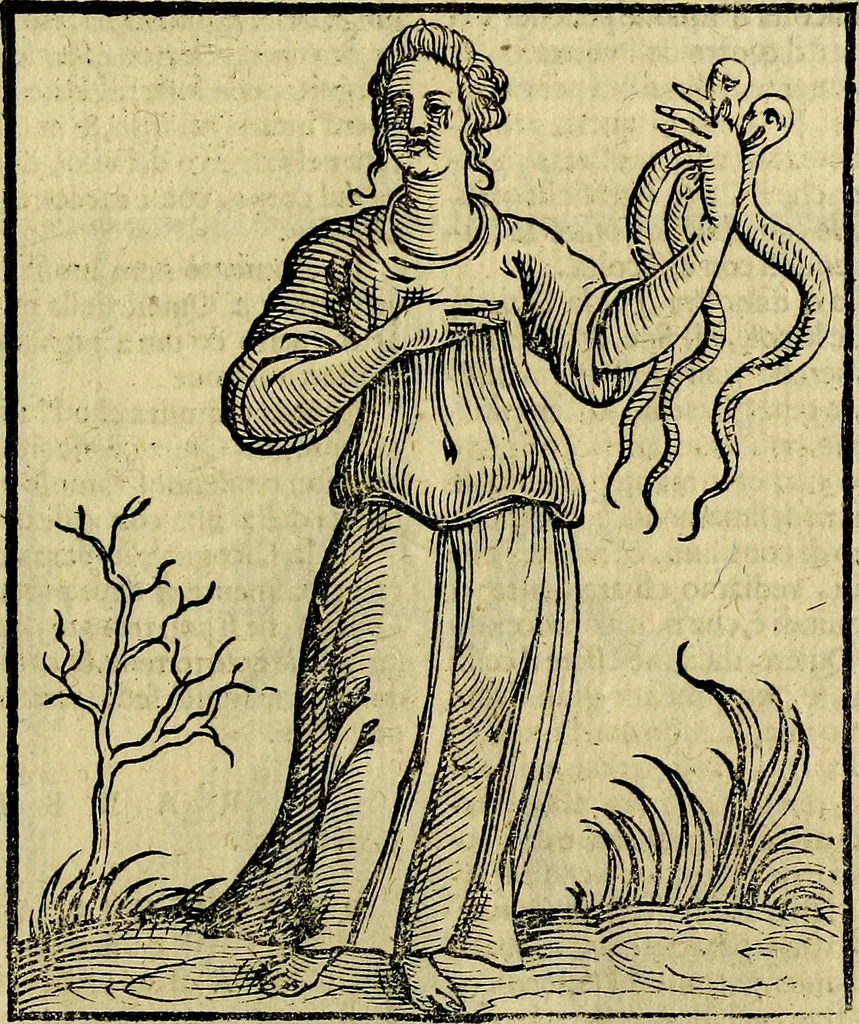 An illustration from Della piu che novissima iconologia, 1630, leaf 698