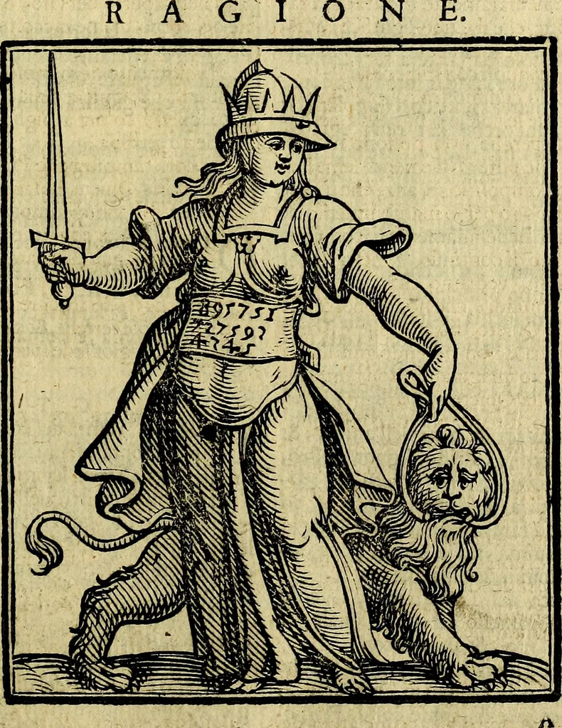 An illustration from Della piu che novissima iconologia, 1630, leaf 700