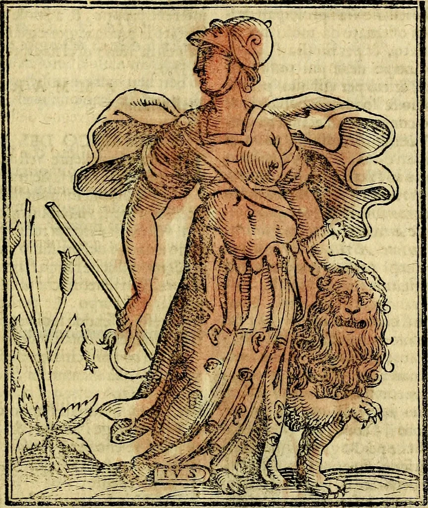 An illustration from Della piu che novissima iconologia, 1630, leaf 702