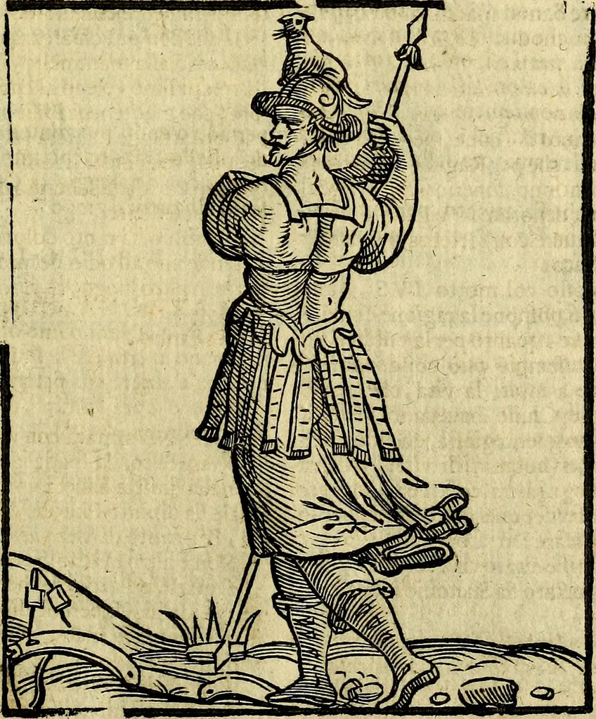 An illustration from Della piu che novissima iconologia, 1630, leaf 704
