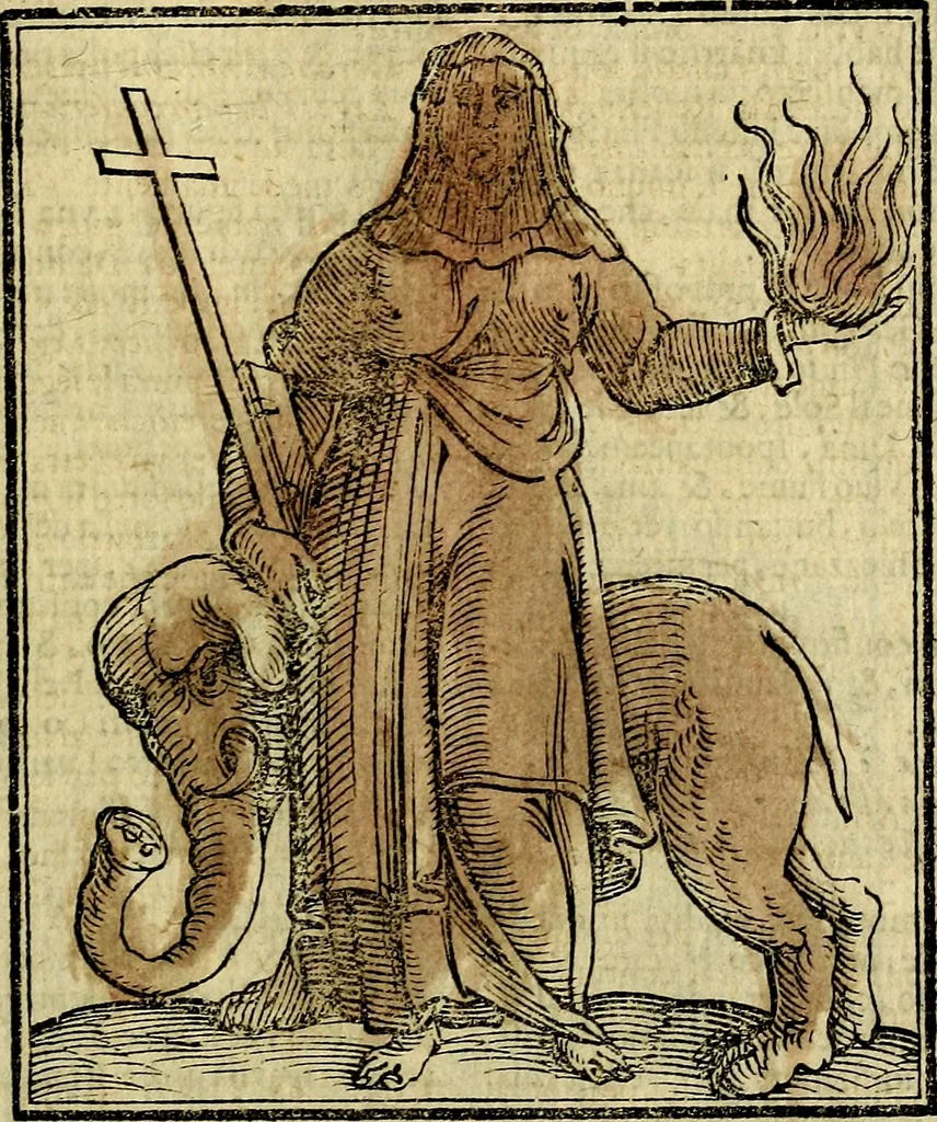 An illustration from Della piu che novissima iconologia, 1630, leaf 706