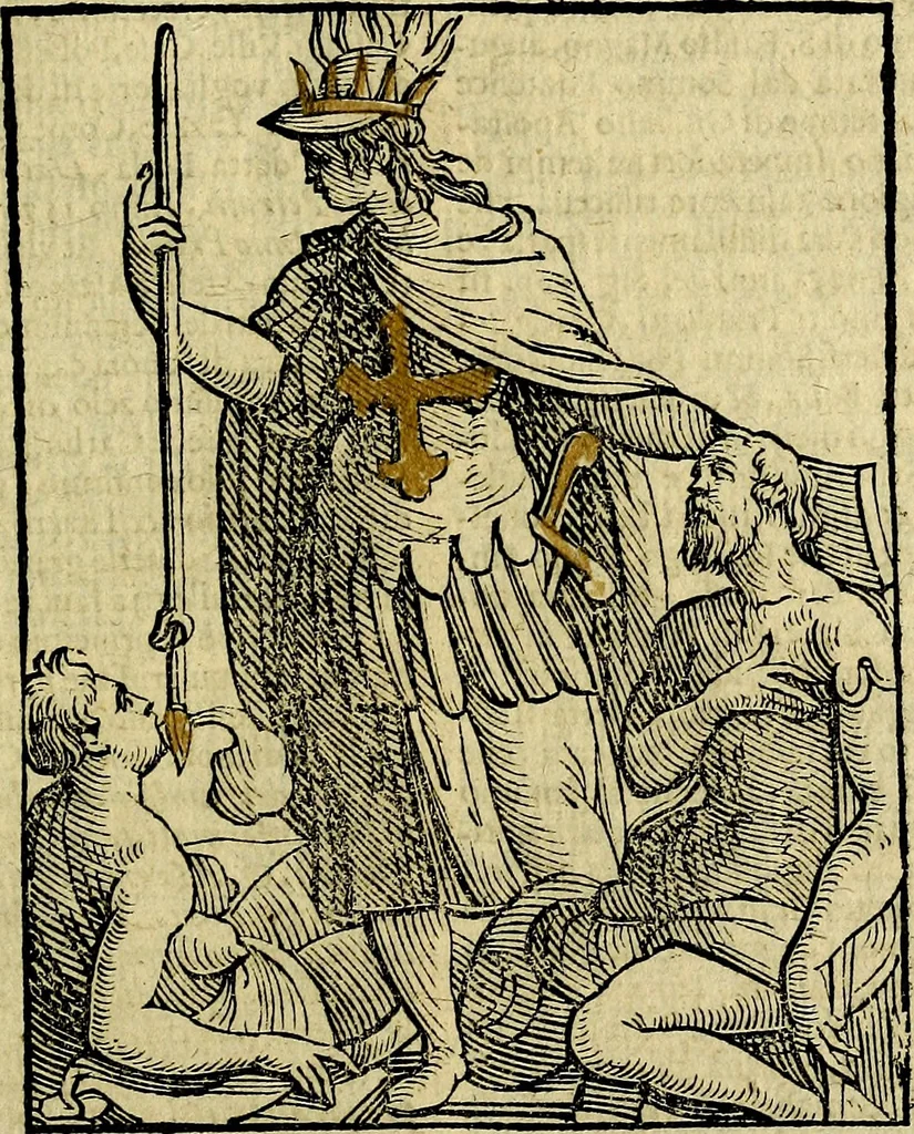 An illustration from Della piu che novissima iconologia, 1630, leaf 708