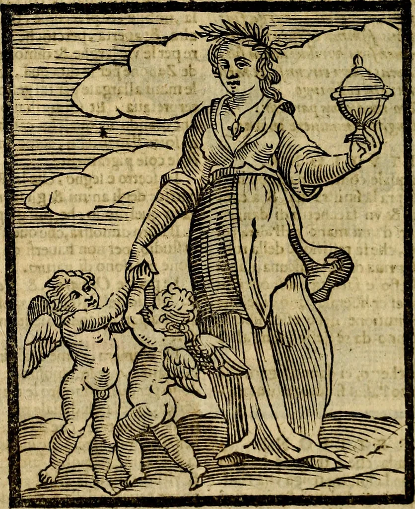 An illustration from Della piu che novissima iconologia, 1630, leaf 715