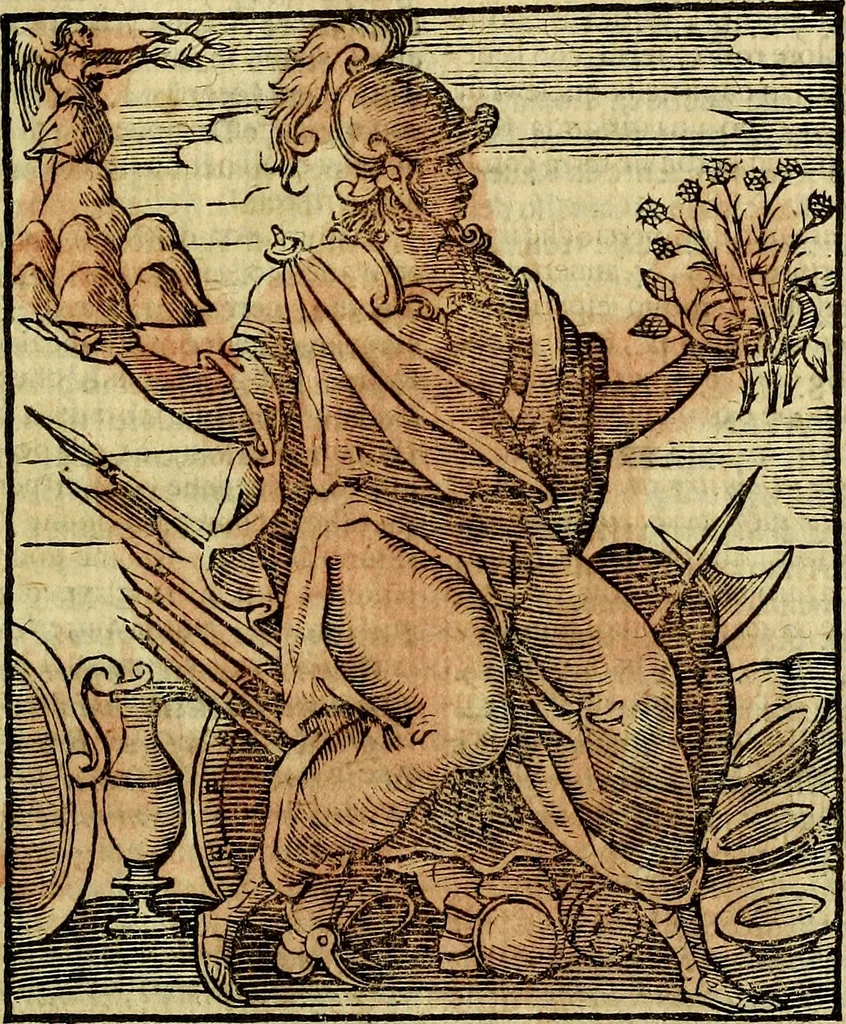 An illustration from Della piu che novissima iconologia, 1630, leaf 720