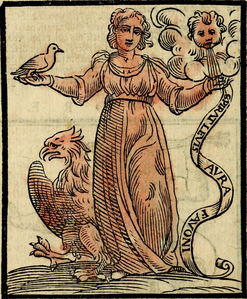 An illustration from Della piu che novissima iconologia, 1630, leaf 729