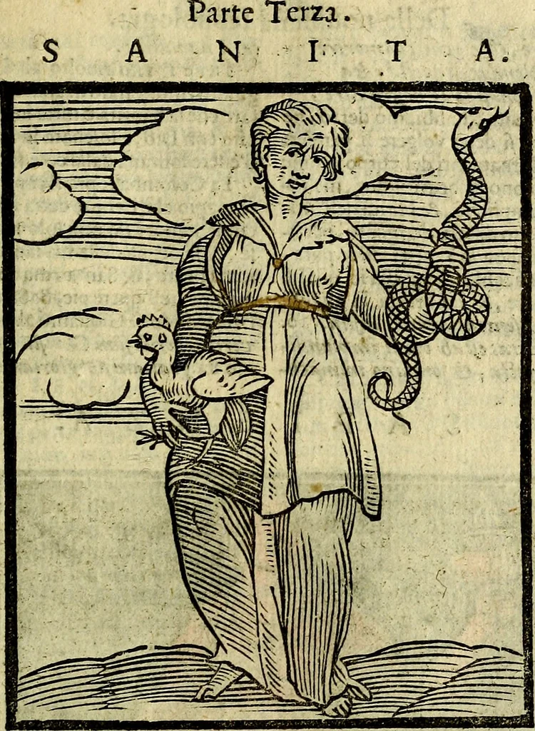 An illustration from Della piu che novissima iconologia, 1630, leaf 732