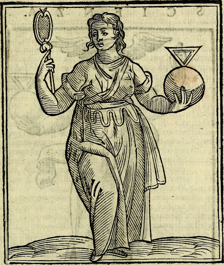An illustration from Della piu che novissima iconologia, 1630, leaf 742