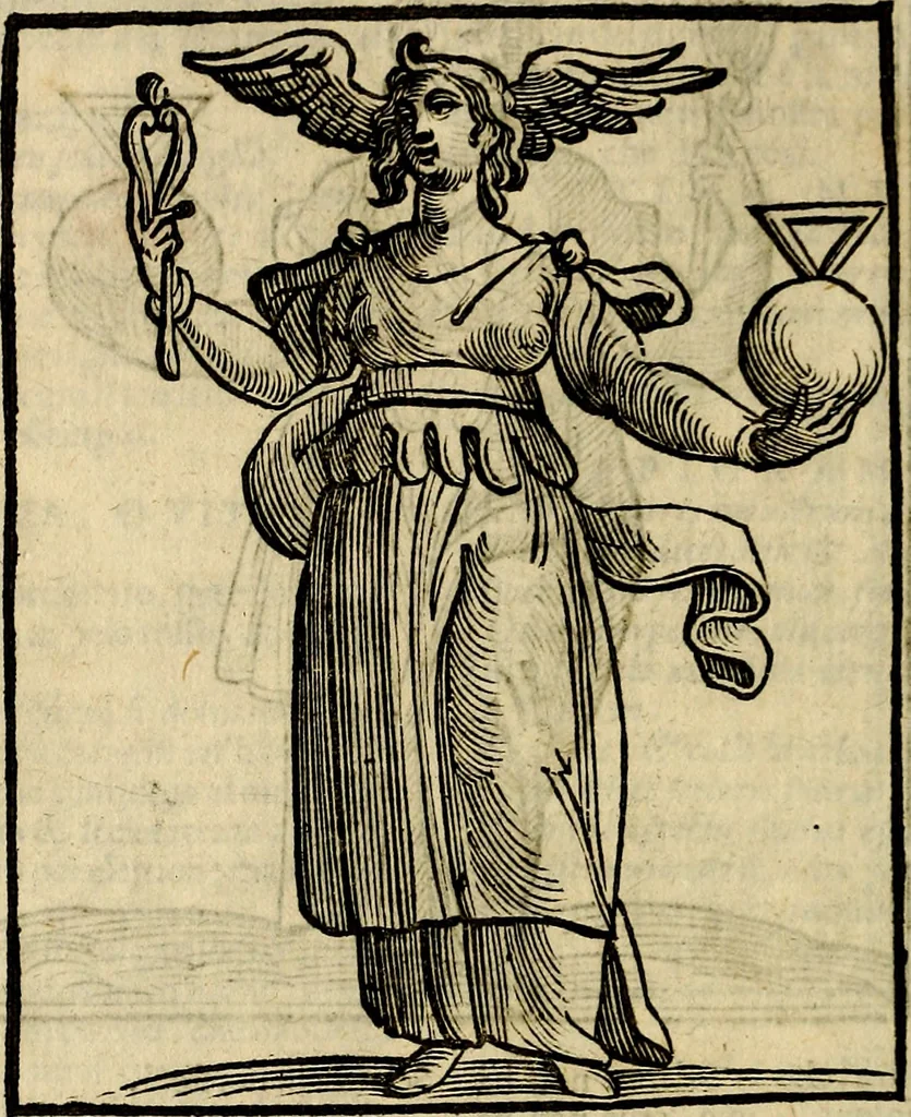 An illustration from Della piu che novissima iconologia, 1630, leaf 743