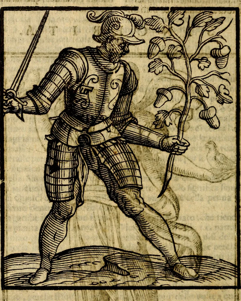 An illustration from Della piu che novissima iconologia, 1630, leaf 771