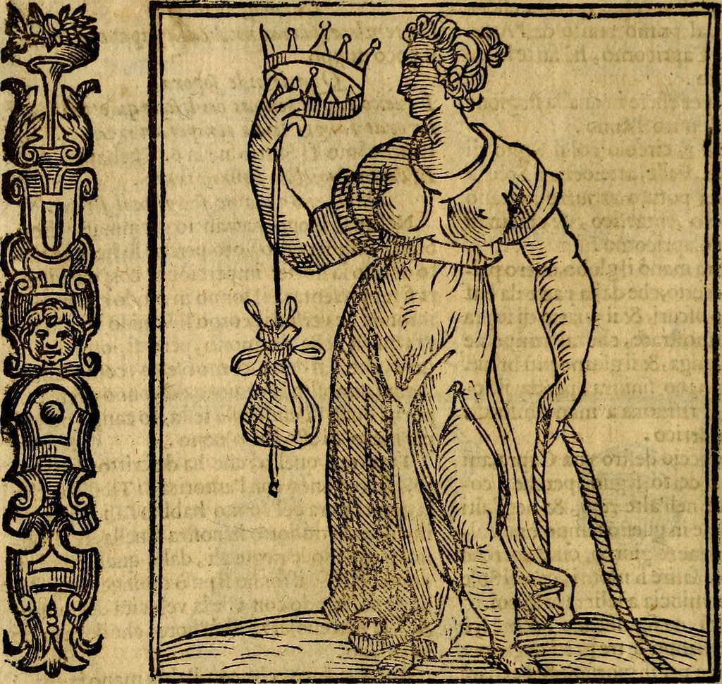 An illustration from Della piu che novissima iconologia, 1630, leaf 777