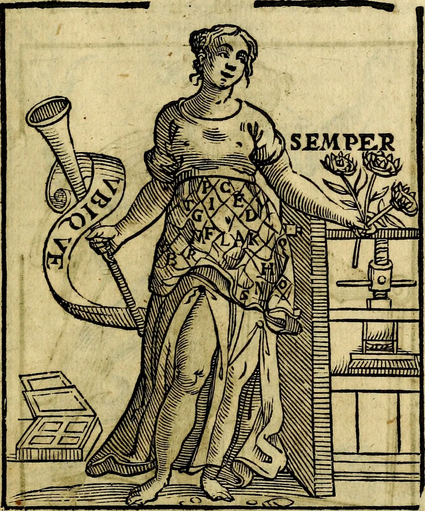 An illustration from Della piu che novissima iconologia, 1630, leaf 792