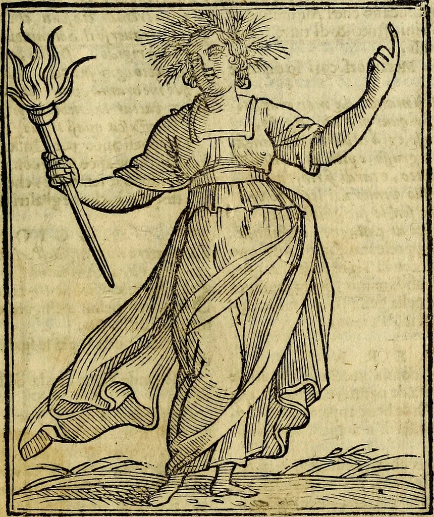 An illustration from Della piu che novissima iconologia, 1630, leaf 794