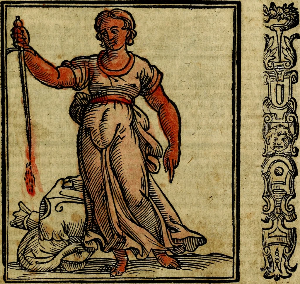 An illustration from Della piu che novissima iconologia, 1630, leaf 824