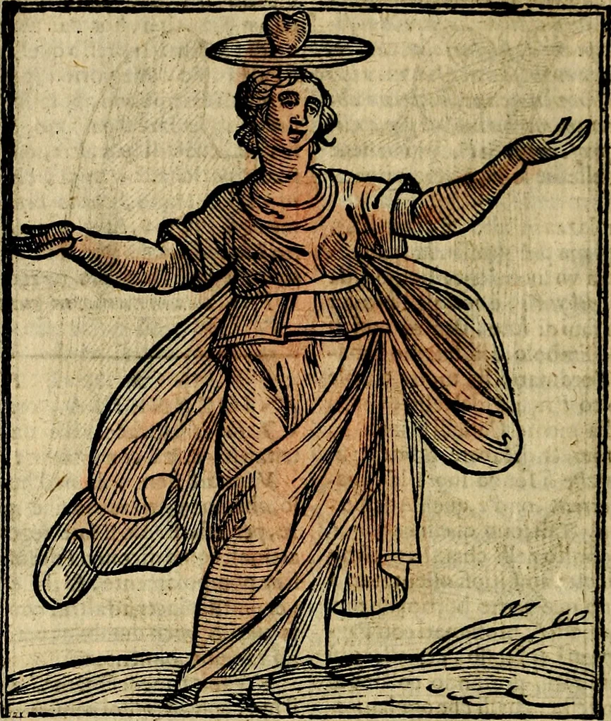 An illustration from Della piu che novissima iconologia, 1630, leaf 841