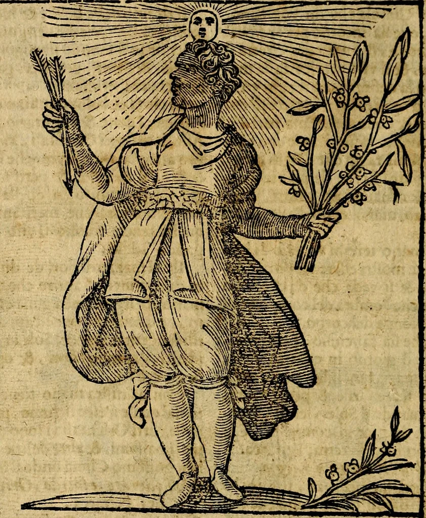 An illustration from Della piu che novissima iconologia, 1630, leaf 857