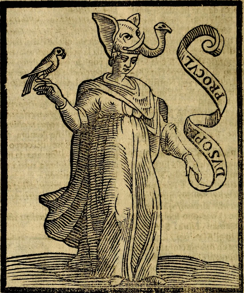 An illustration from Della piu che novissima iconologia, 1630, leaf 861