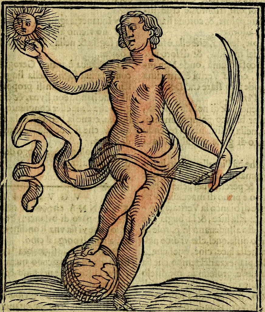 An illustration from Della piu che novissima iconologia, 1630, leaf 864