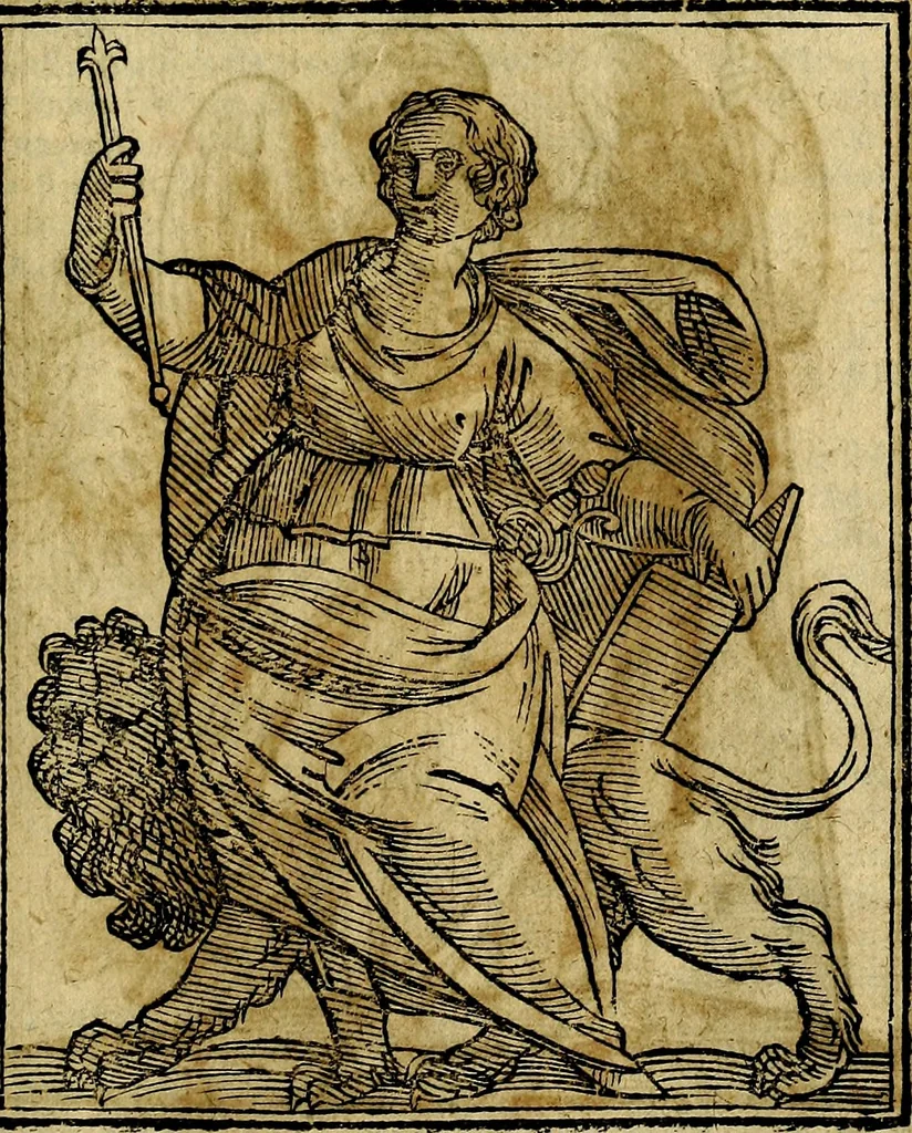 An illustration from Della piu che novissima iconologia, 1630, leaf 870