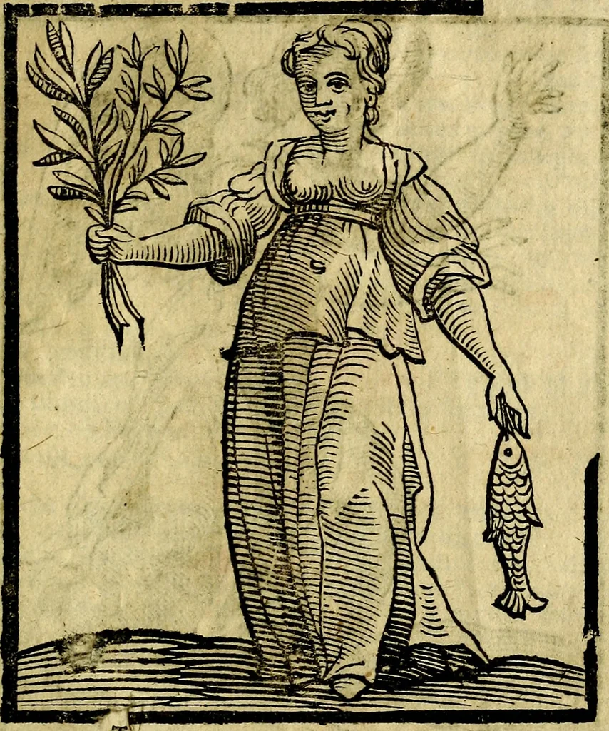 An illustration from Della piu che novissima iconologia, 1630, leaf 884