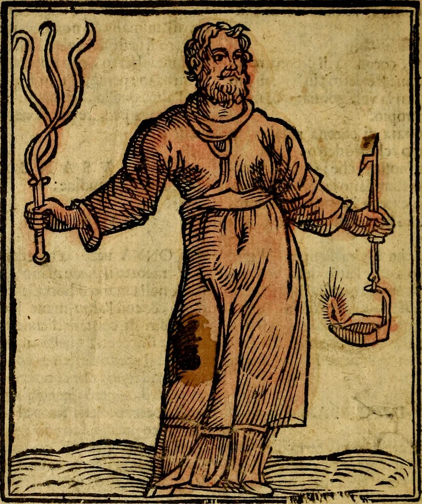 An illustration from Della piu che novissima iconologia, 1630, leaf 887