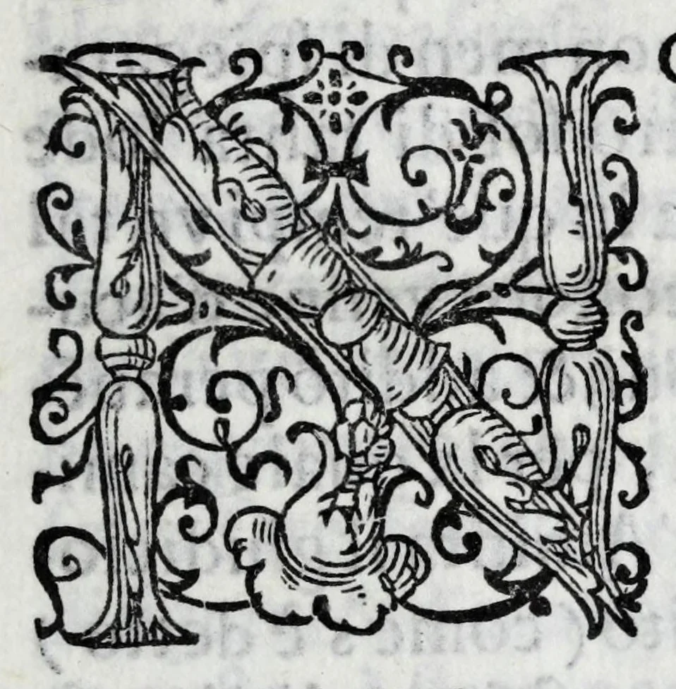 An illustration from Della poesia rappresentativa & del modo di rappresentare le favole sceniche : discorso, 1598, leaf 15