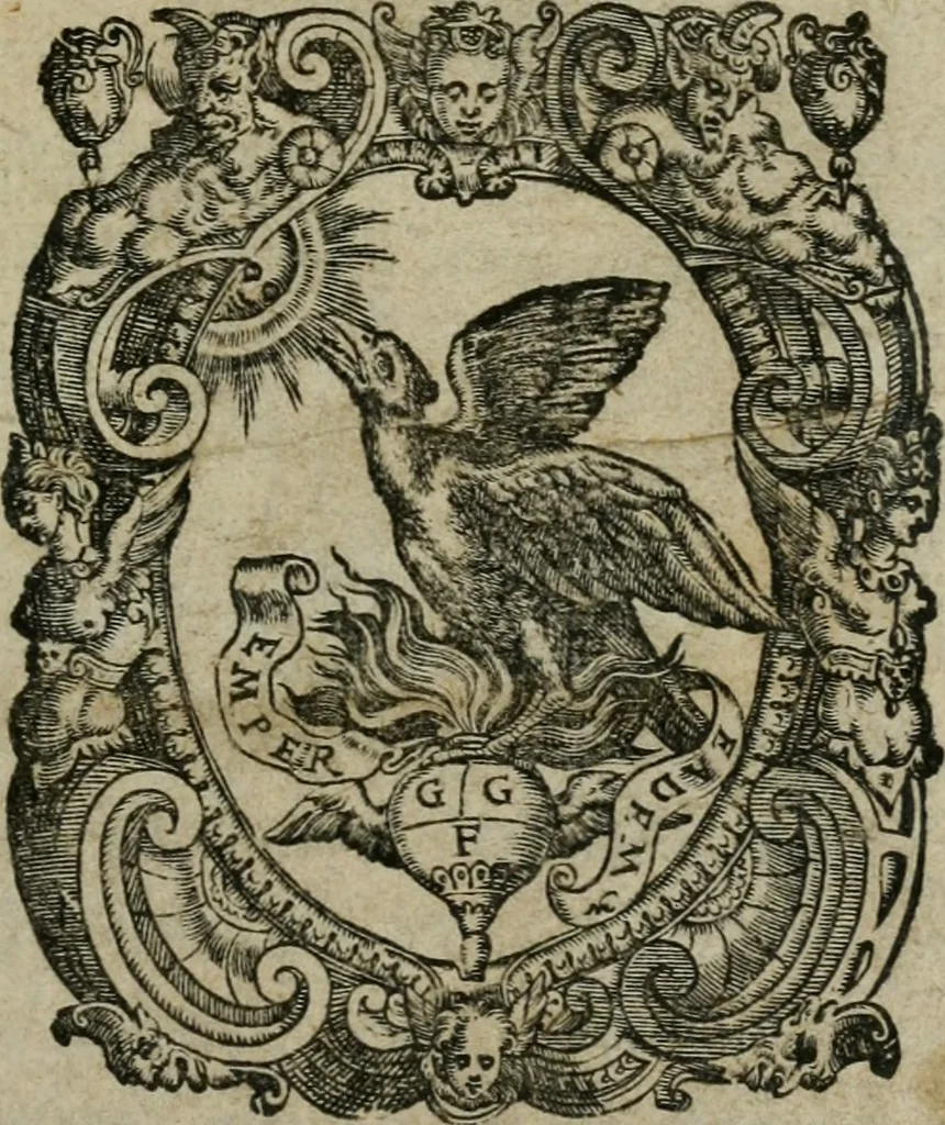 An illustration from Della ragion di Stato libri dieci : con tre libri Delle cause della grandezza, e magnificenza delle città, 1589, leaf 4