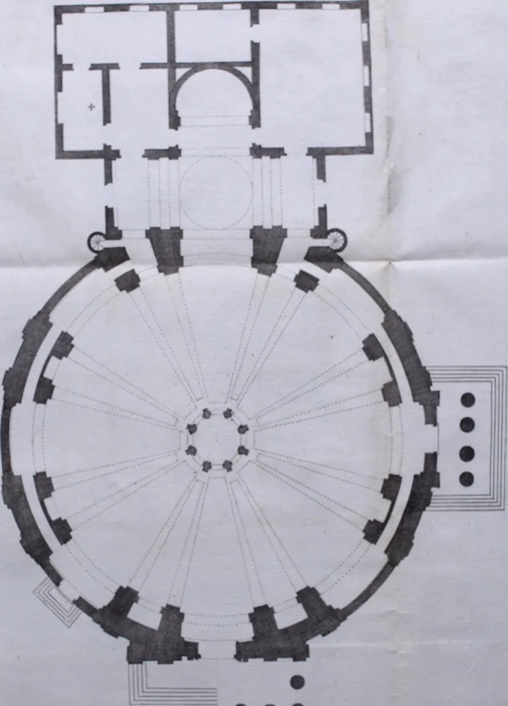 An illustration from Dell'architettura ; dialogi, 1770, leaf 107