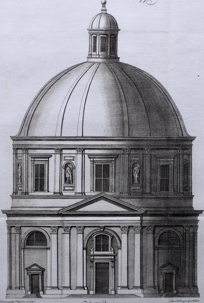 An illustration from Dell'architettura ; dialogi, 1770, leaf 111