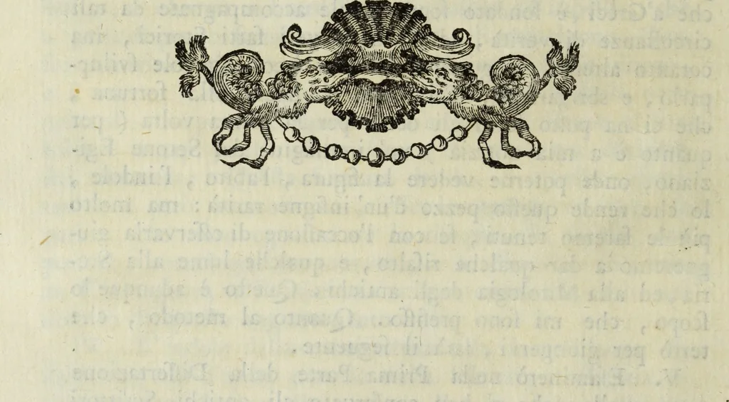 An illustration from Della religione de' gentili per riguardo ad alcuni animali e specialmente a' topi : dissertazione indirizzata ad illustrare un' antica statua, ed a servire per la migliore intelligenza di alcuni passi della storia profana e della corrispondenza loro colla storia sacra, 1771, leaf 13