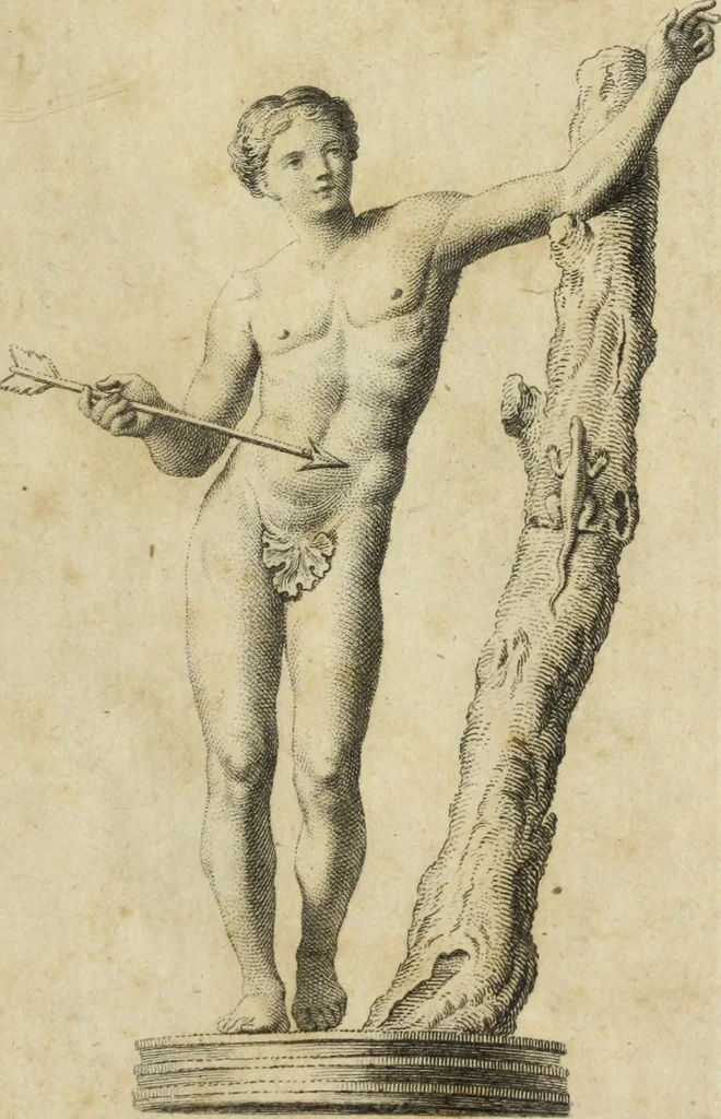 An illustration from Della religione de' gentili per riguardo ad alcuni animali e specialmente a' topi : dissertazione indirizzata ad illustrare un' antica statua, ed a servire per la migliore intelligenza di alcuni passi della storia profana e della corrispondenza loro colla storia sacra, 1771, leaf 4
