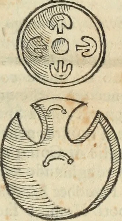 An illustration from Dell'armi, overo insegne dei nobili, ove sono i discorsi d'alcune famiglie, così spente, come vive del regno di Napoli : 4. et ultima impressione nella quale si suppliscono quelle famiglie che poste nella prima, erano dall'istesso autore state levate nella seconda, 1701, leaf 18
