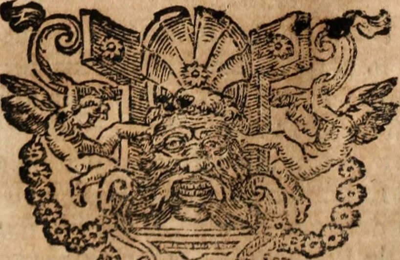 An illustration from Dell'armi, overo insegne dei nobili, ove sono i discorsi d'alcune famiglie, così spente, come vive del regno di Napoli : 4. et ultima impressione nella quale si suppliscono quelle famiglie che poste nella prima, erano dall'istesso autore state levate nella seconda, 1701, leaf 93