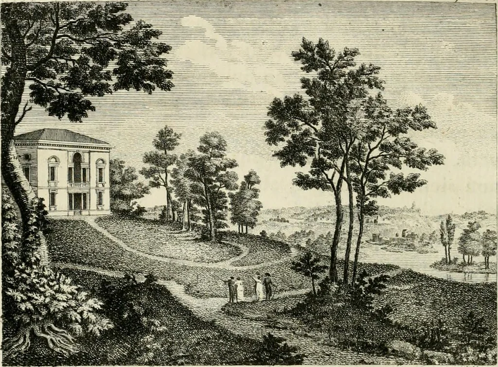 An illustration from Dell'arte dei giardini inglesi, 1800, leaf 120