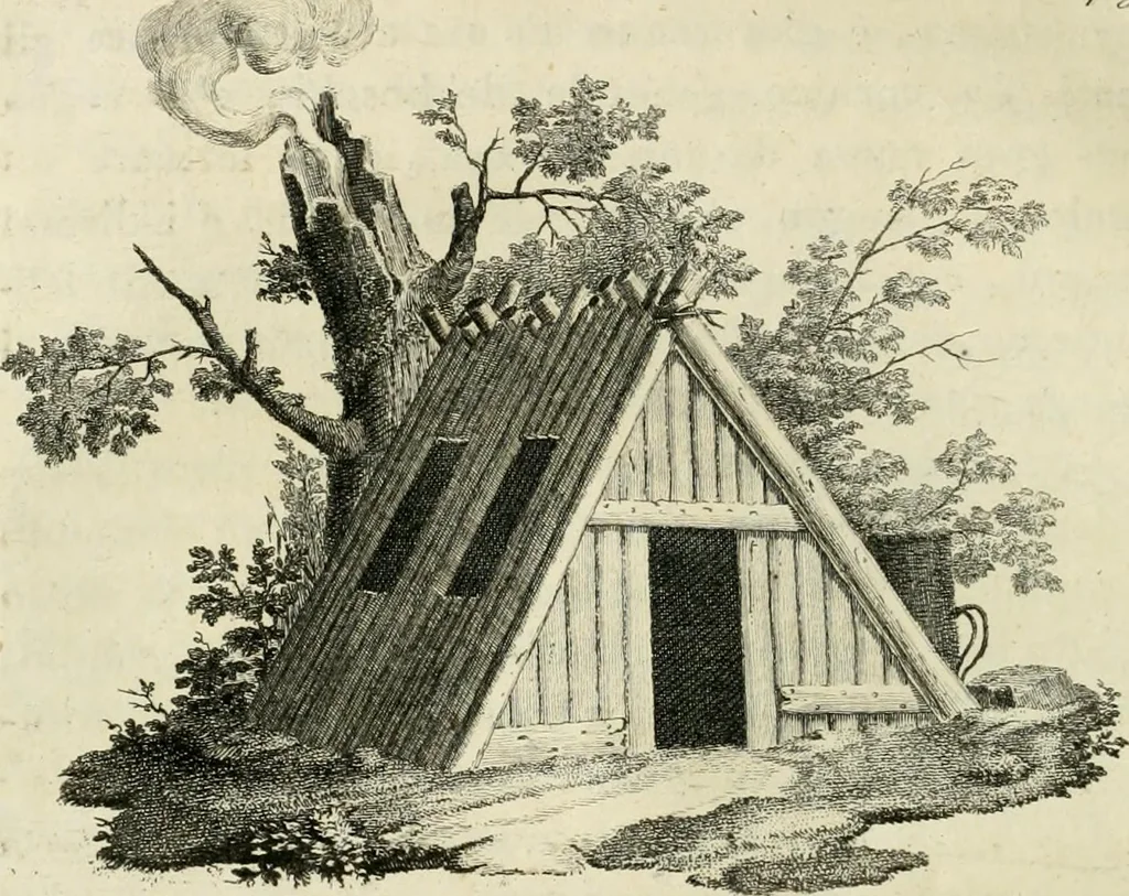 An illustration from Dell'arte dei giardini inglesi, 1800, leaf 184