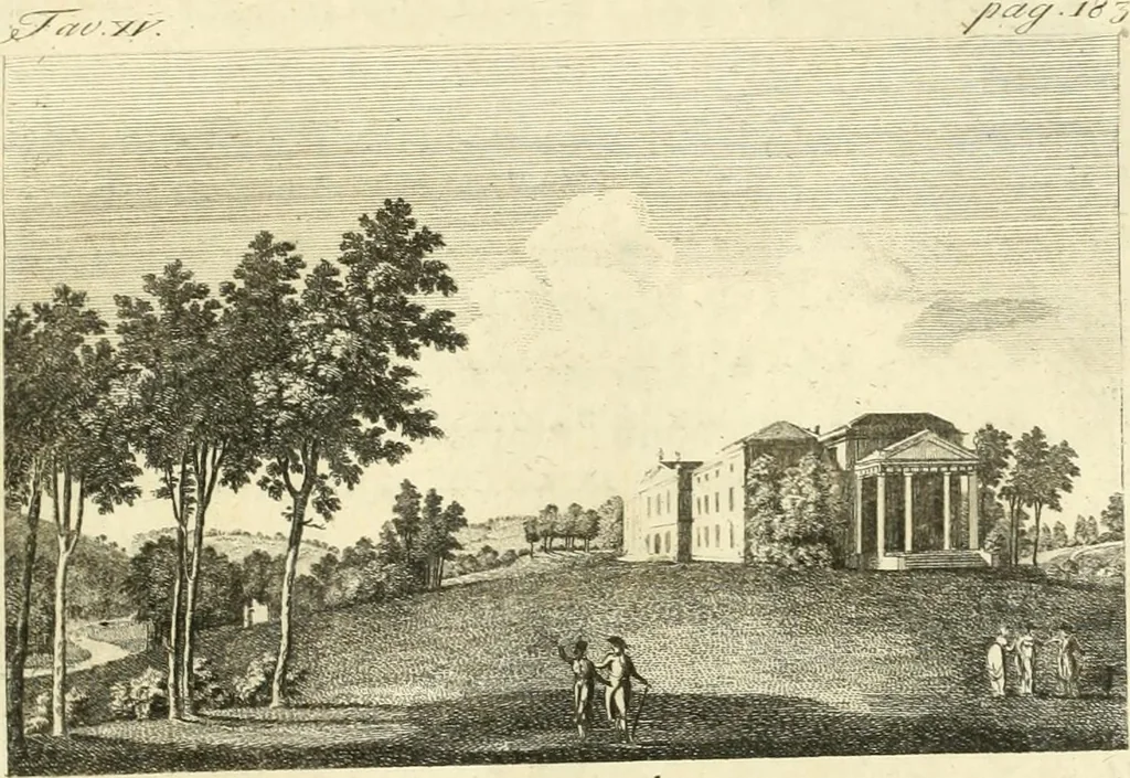 An illustration from Dell'arte dei giardini inglesi, 1800, leaf 197