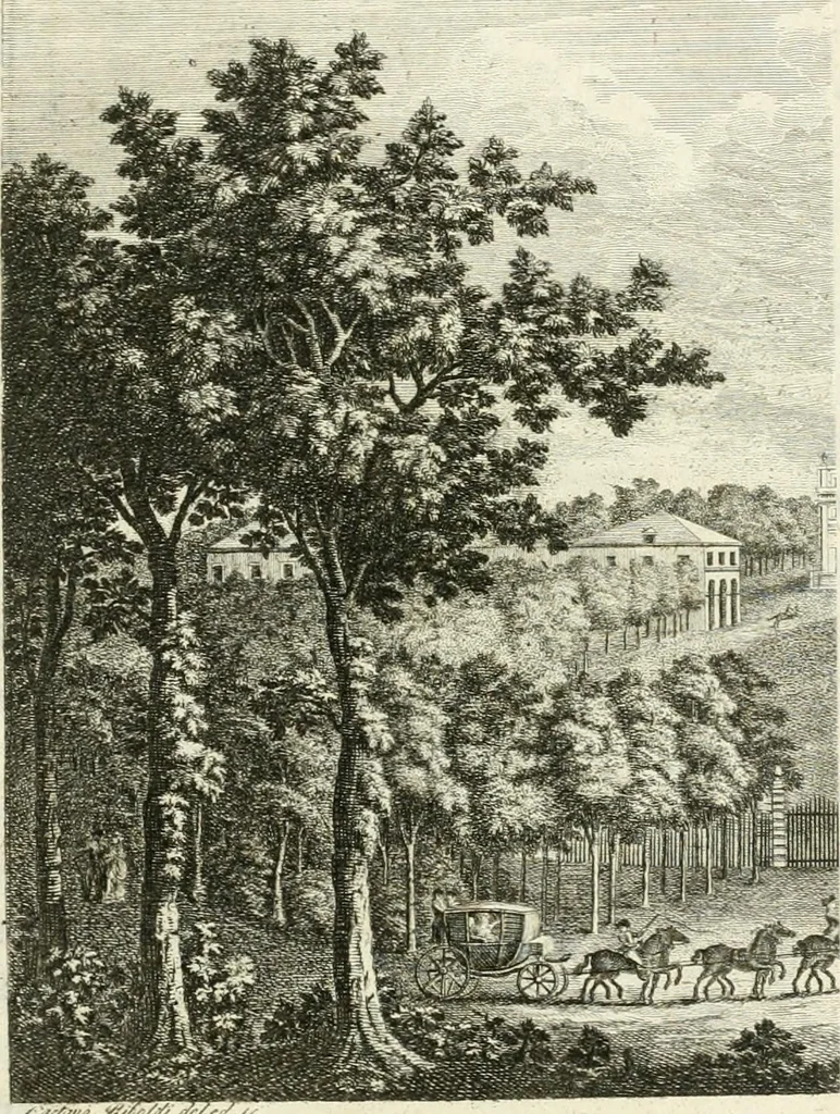 An illustration from Dell'arte dei giardini inglesi, 1800, leaf 289