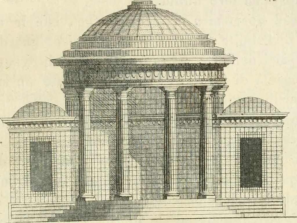 An illustration from Dell'arte dei giardini inglesi, 1800, leaf 299