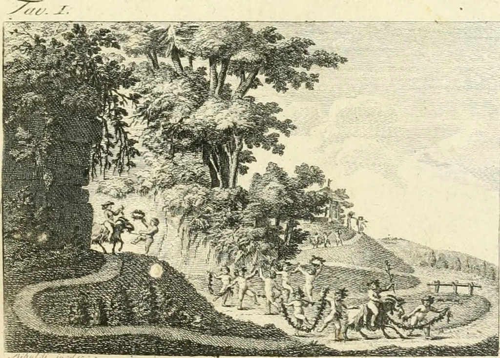 An illustration from Dell'arte dei giardini inglesi, 1800, leaf 3