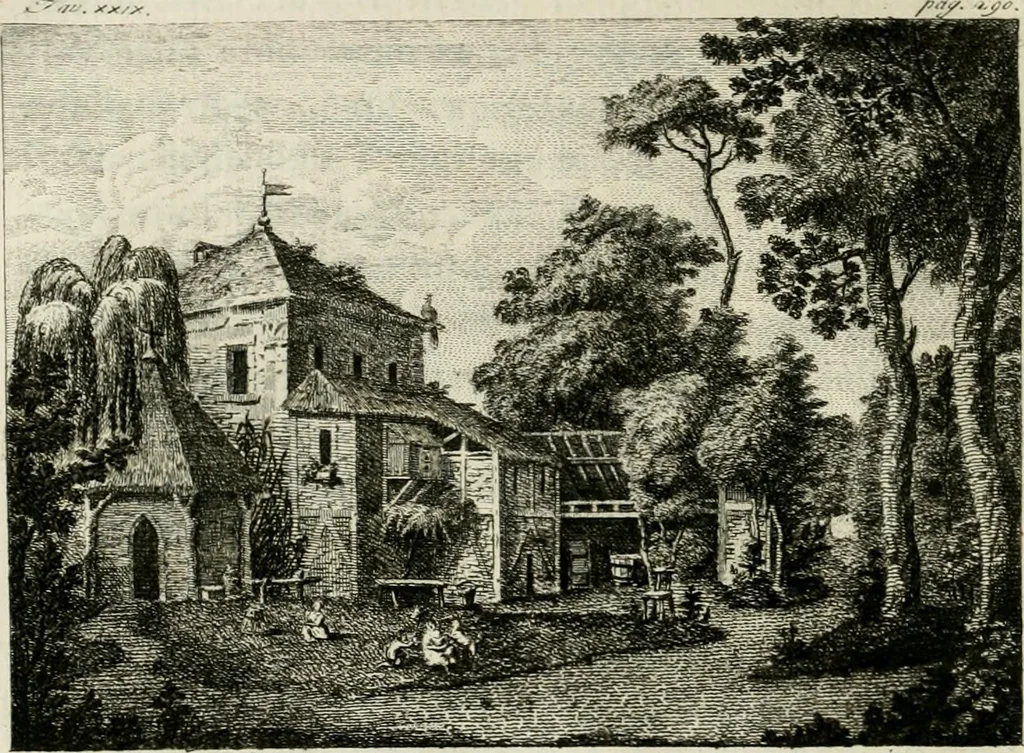 An illustration from Dell'arte dei giardini inglesi, 1800, leaf 308