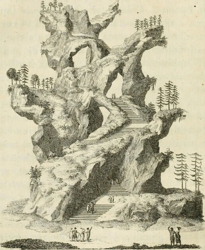 An illustration from Dell'arte dei giardini inglesi, 1800, leaf 32
