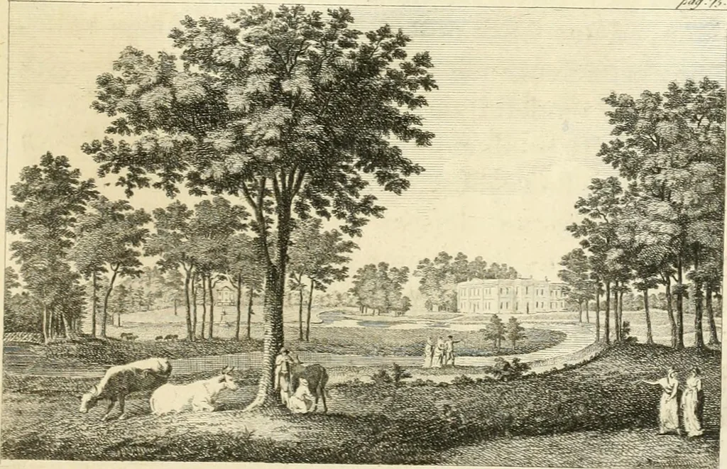 An illustration from Dell'arte dei giardini inglesi, 1800, leaf 83