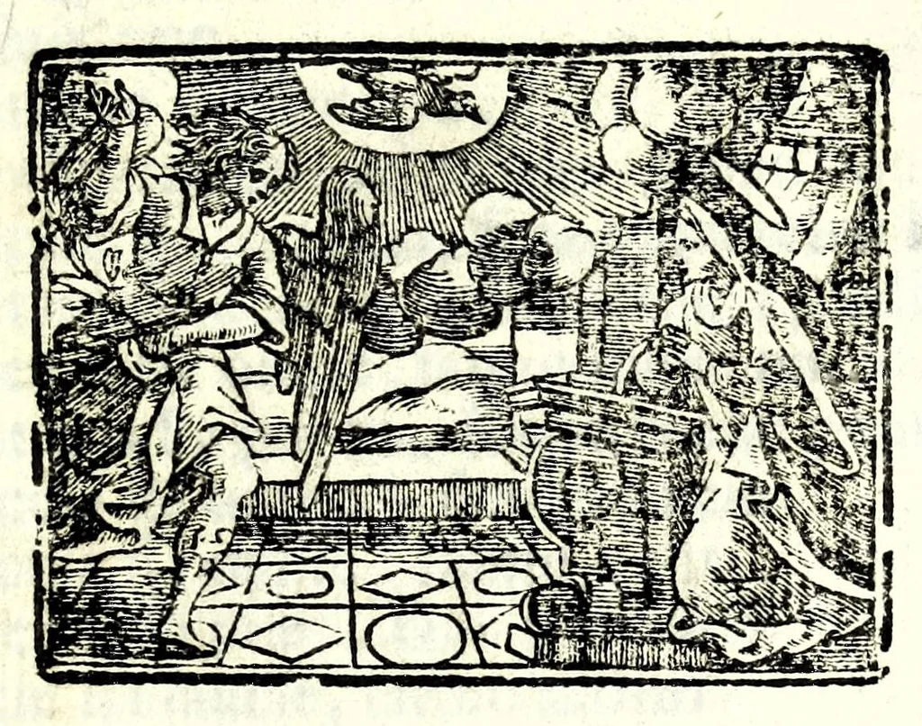An illustration from Dell' arte del misurare, 1682, leaf 5