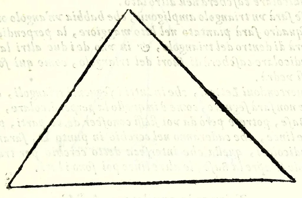 An illustration from Dell' arte del misurare, 1682, leaf 91