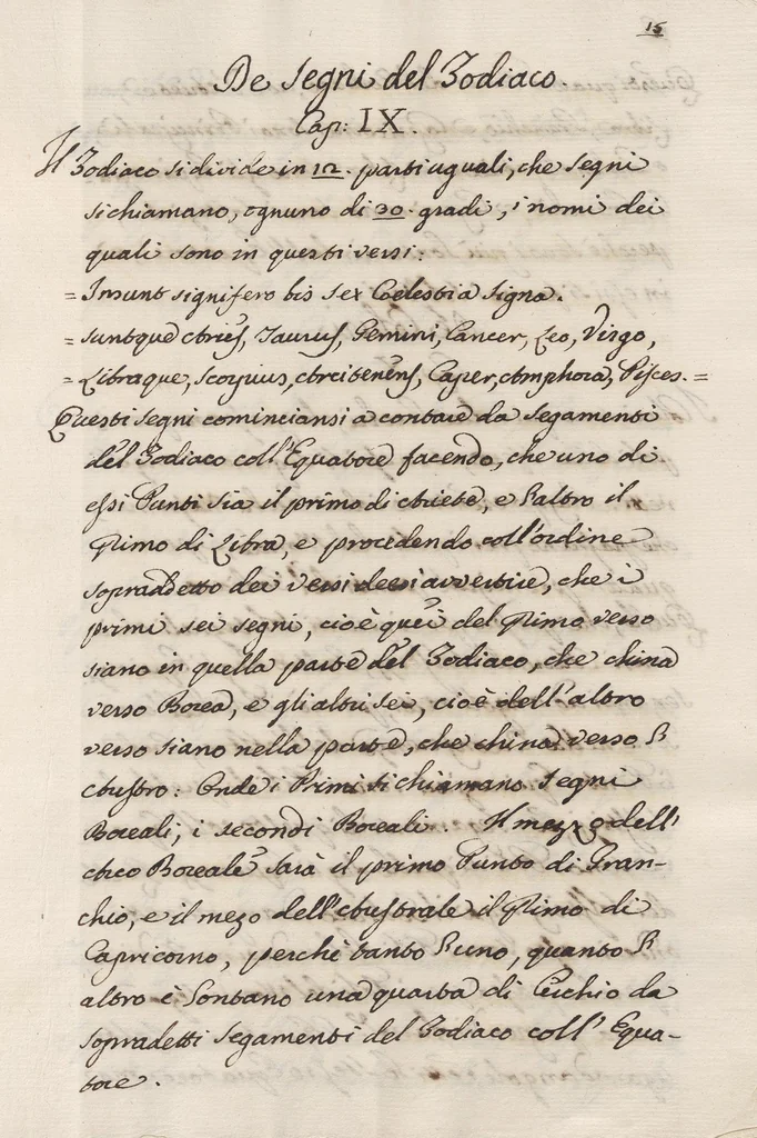 An illustration from Della sfera, leaf 17