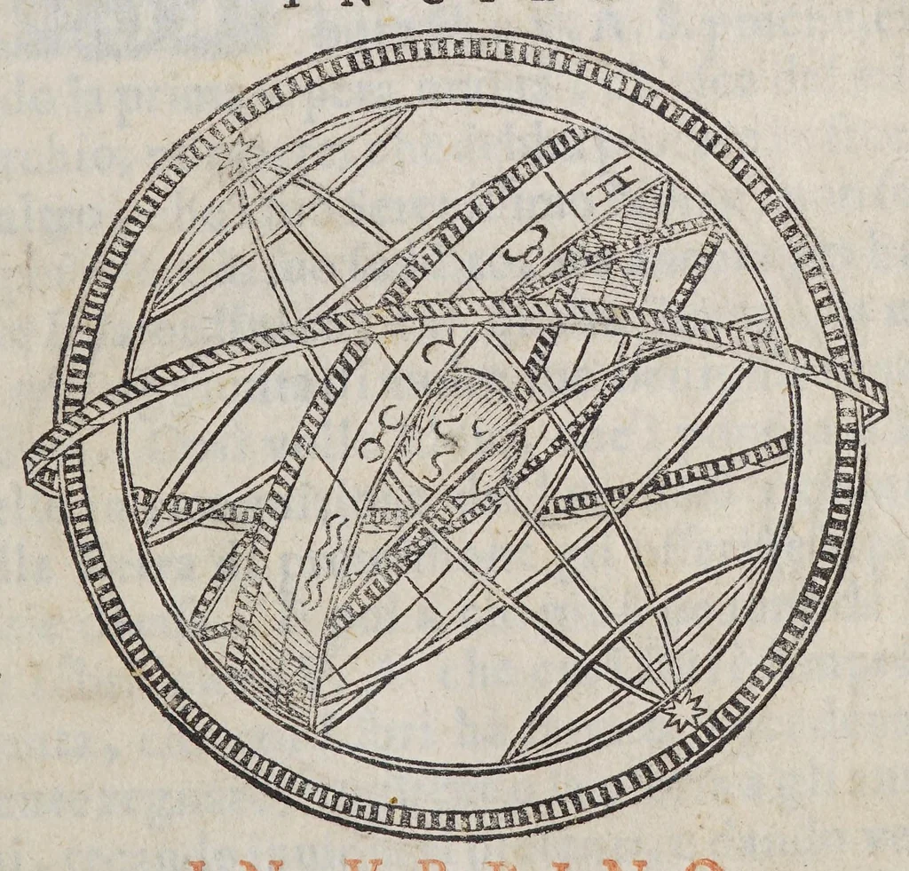 An illustration from Della sfera mondiale, 1626, leaf 3