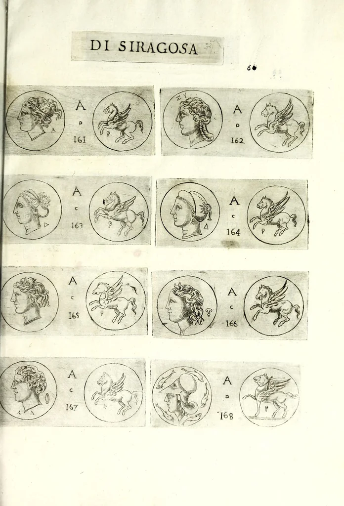 An illustration from Della Sicilia di Filippo Parvta descritta con medaglie, parte prima, 1612, leaf 135