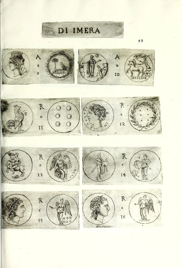 An illustration from Della Sicilia di Filippo Parvta descritta con medaglie, parte prima, 1612, leaf 195