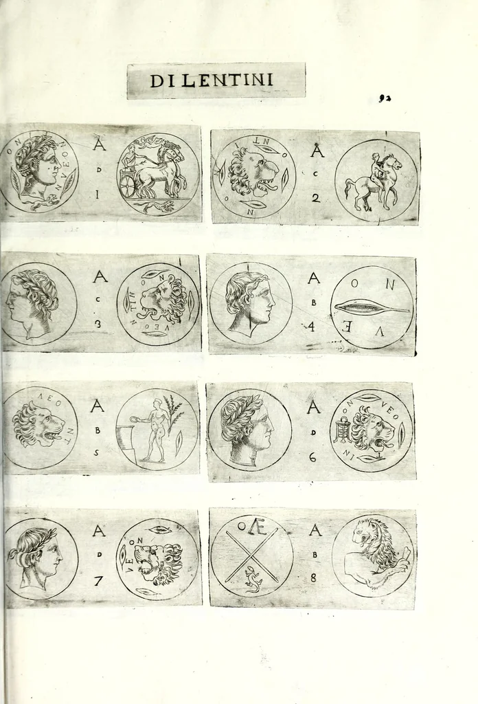 An illustration from Della Sicilia di Filippo Parvta descritta con medaglie, parte prima, 1612, leaf 199